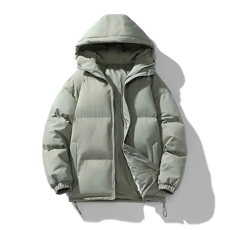 Men's Hoodie Padded Coat Thickened Cotton-padded Clothes Loose Casual Cotton-padded Jacket - Velora