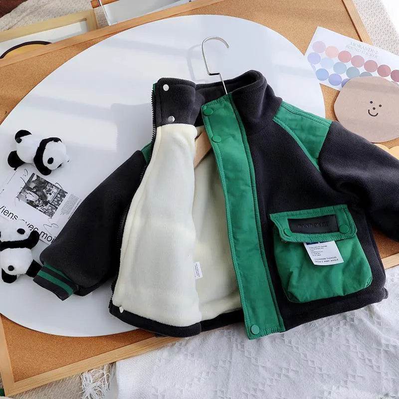 Children's Polar Fleece And Fleece Thickened Coat - Velora