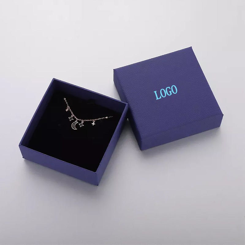 Swarovski Crystal Star and Moon Necklace for Women