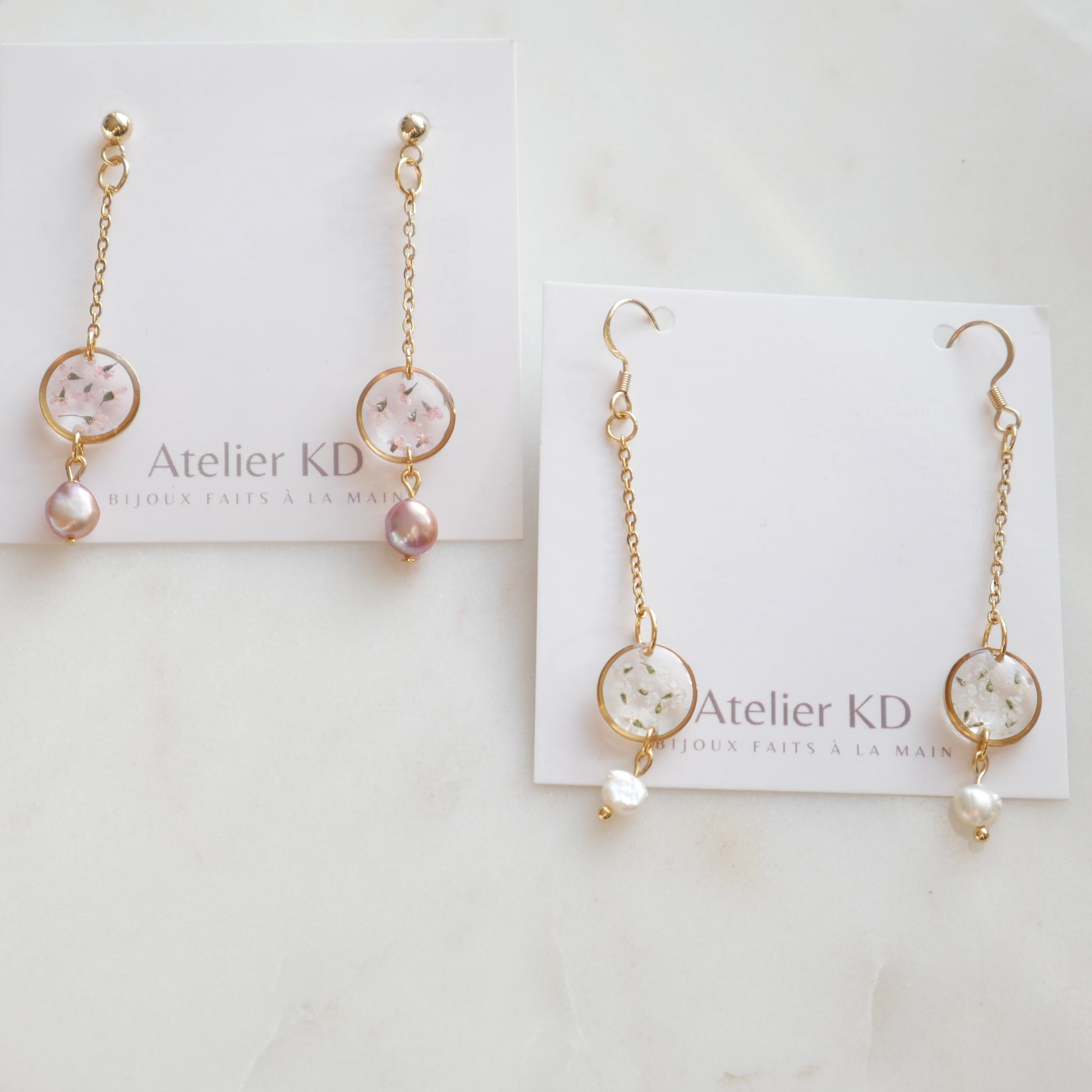 Boucles d'oreilles Perla - rond (mini) - Velora