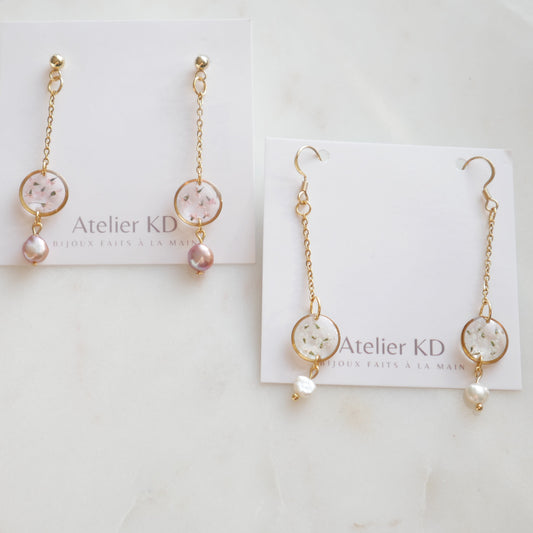 Boucles d'oreilles Perla - rond (mini) - Velora