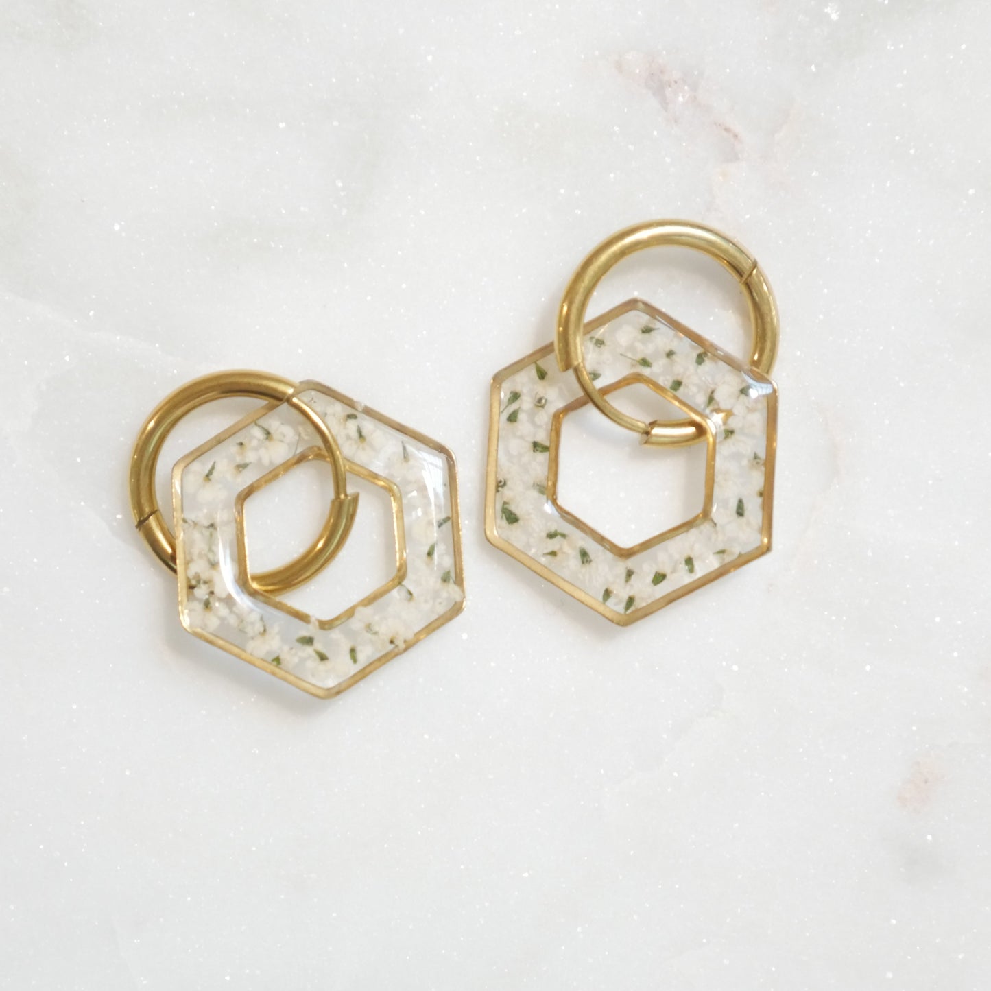Boucles d'oreilles Dona - hexa - Velora