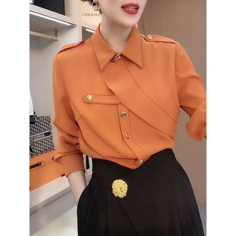 Luxury Professional Business Cooperate Office blouse shirt for women - Velora