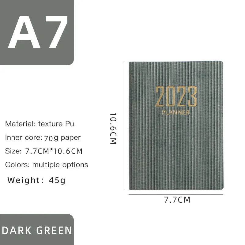 Mini Notebook 365 Days Portable Pocket Notepad Daily Weekly Agenda Planner - Velora