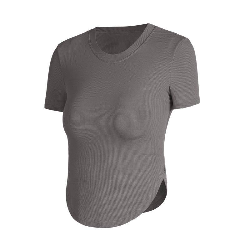 Nude feel Short-sleeved Workout Top Running gym top women - Velora