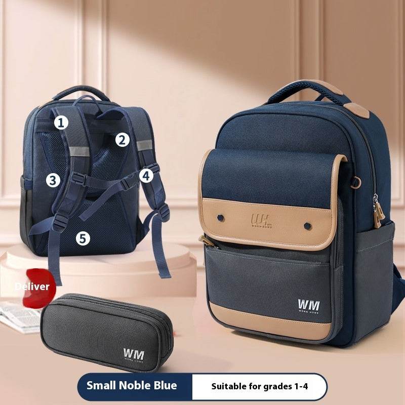 Children's Backpack For Grade Portable Burden Alleviation - Velora