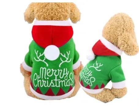 Christmas Pet Supplies Clothes Cat Cotton Clothes - Velora