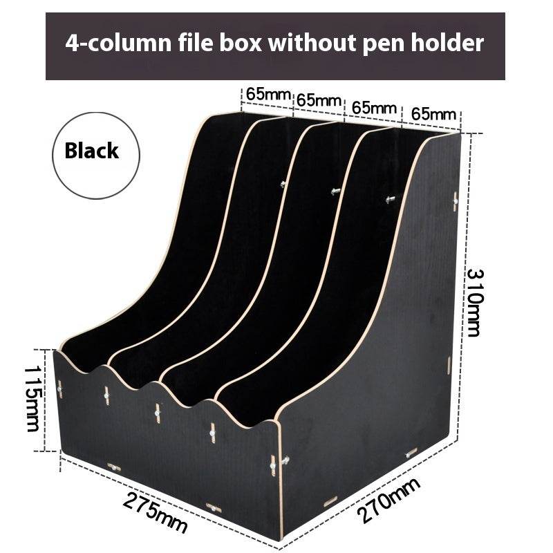 Minimalist Wooden Desk Organizer Office Table Organizer - Velora