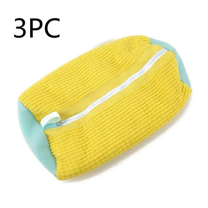 Shoes Laundry Bag Shoe Wash Bag For Washing Machine Reusable Zipper Shoe Washing Bag Sneaker Tennis Shoe Cleaner Kit Remove Dirt - Velora