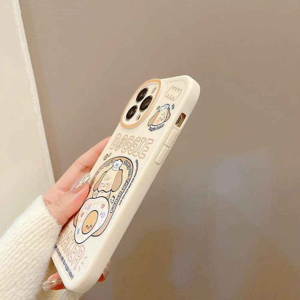 TPU Frosted Silicone Cartoon iphone Case - Velora