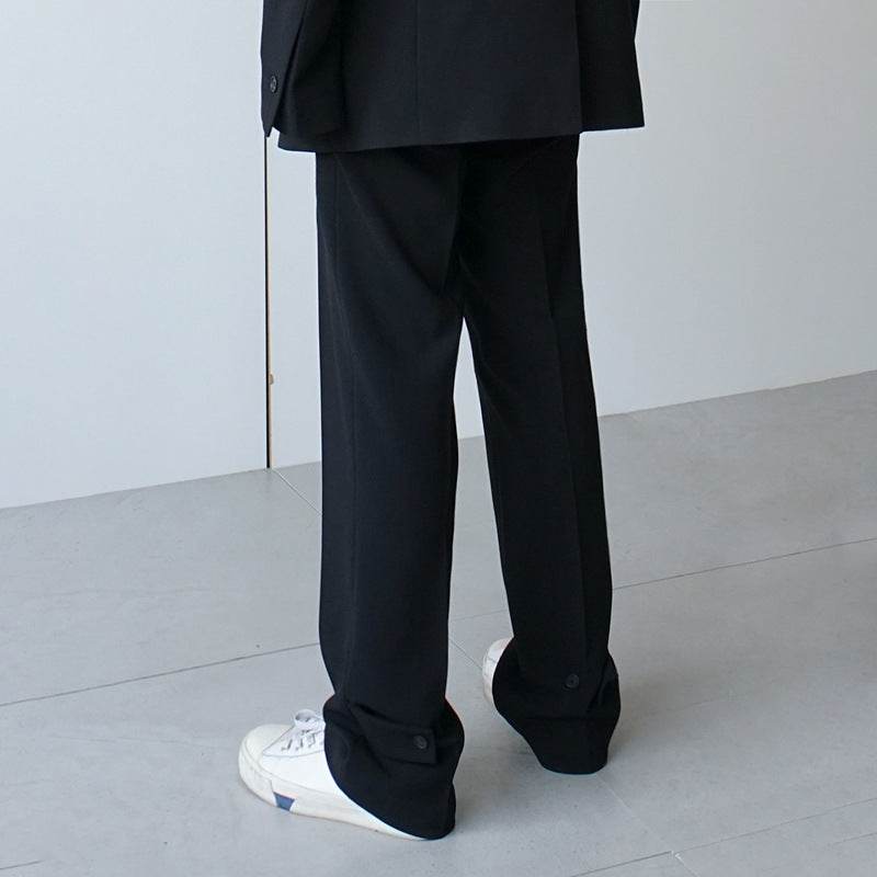 Men's Mid Waist loose Straight leg trouser - Velora