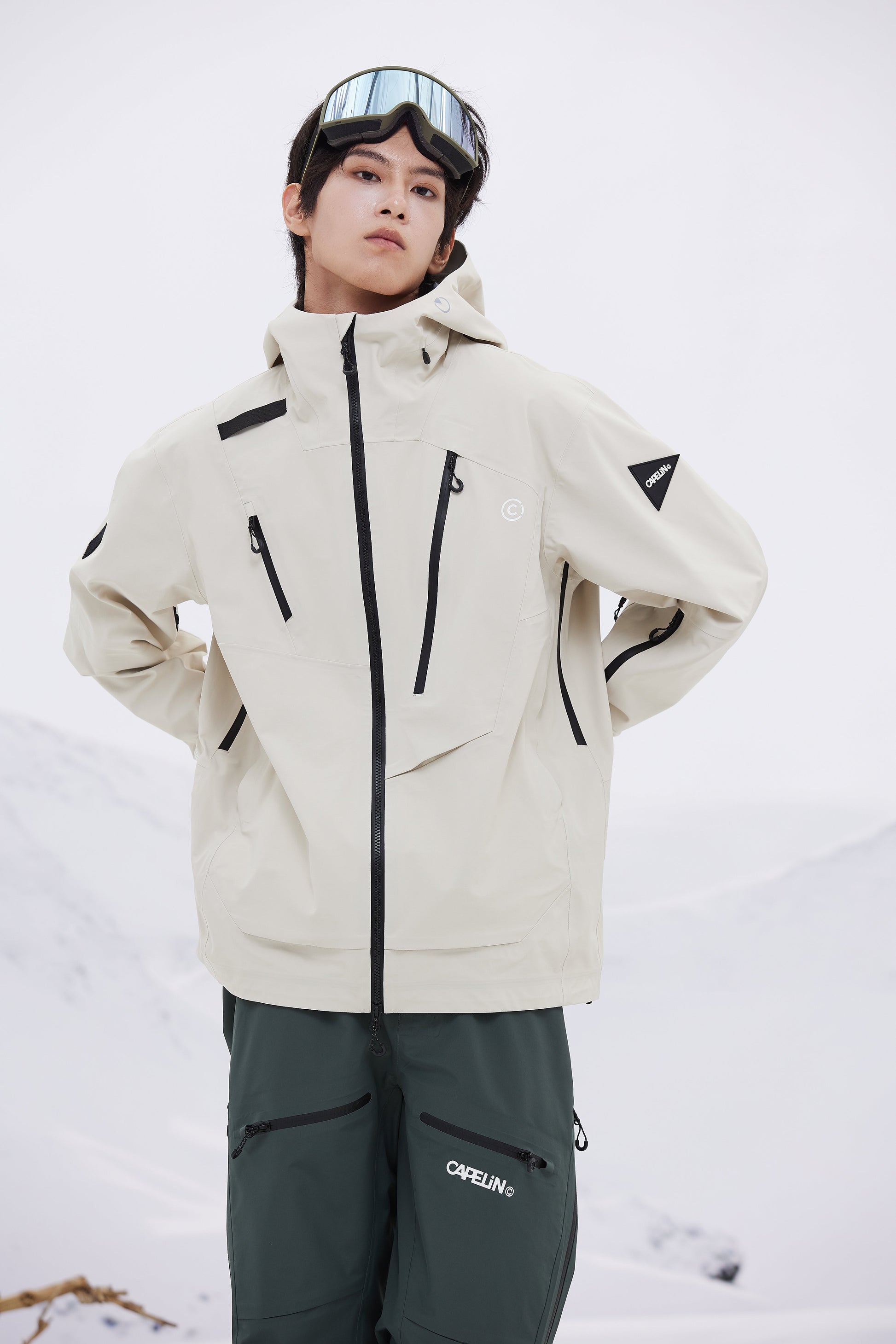 Alpha Unisex 3L Shell Snowboard Jacket - Velora