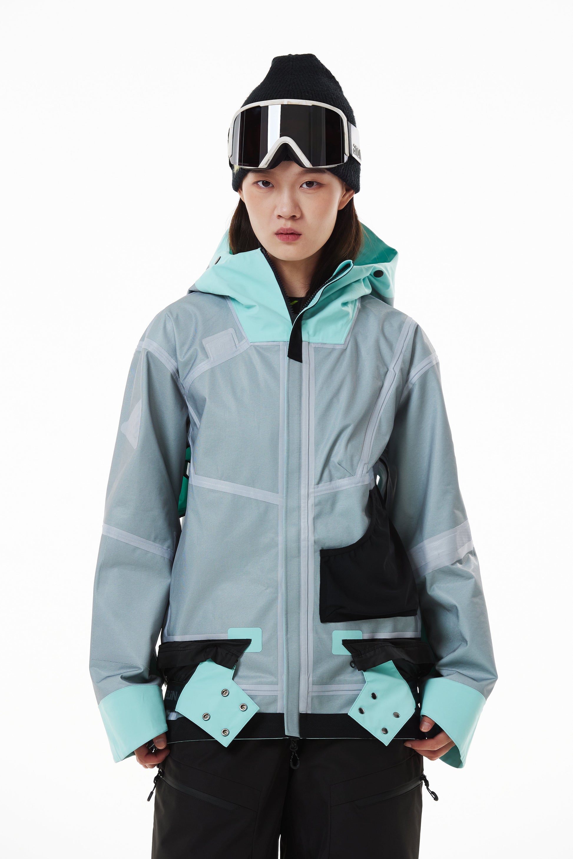 Alpha Unisex 3L Shell Snowboard Jacket - Velora