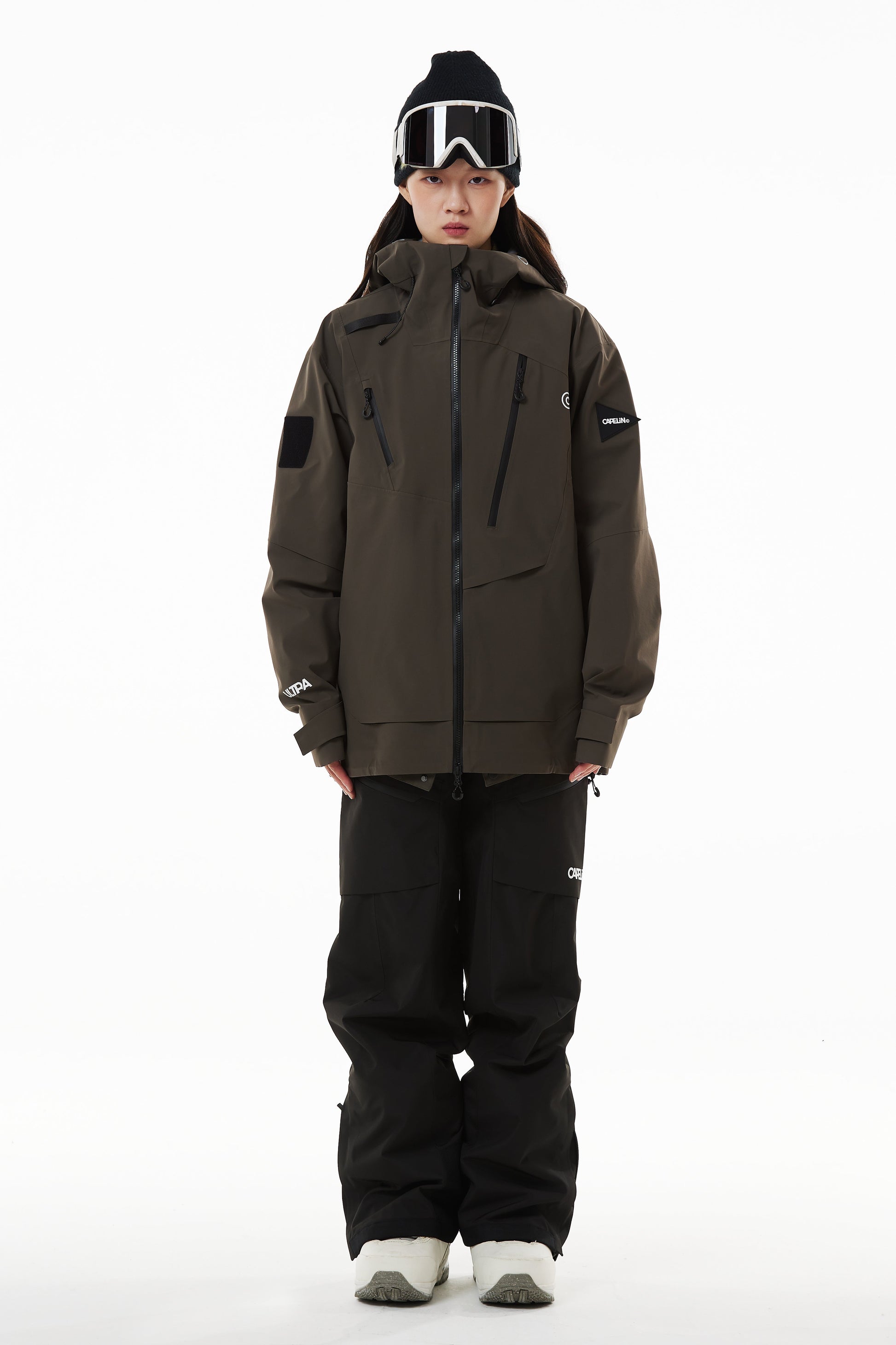 Alpha Unisex 3L Shell Snowboard Jacket - Velora