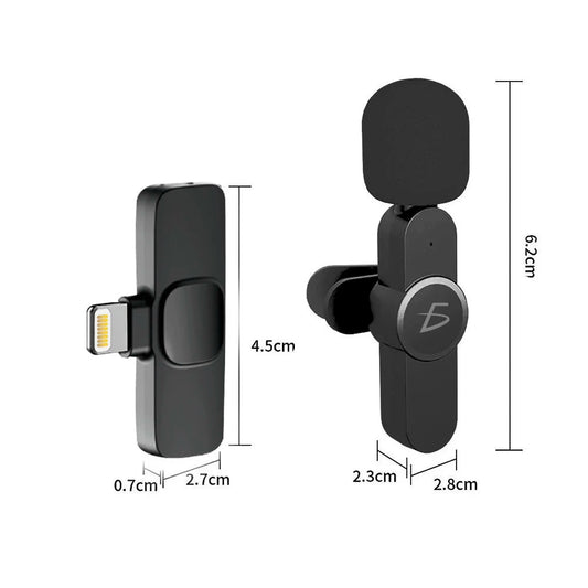 Portable Wireless Lavalier Microphone for iPhone & iPad Users - Velora