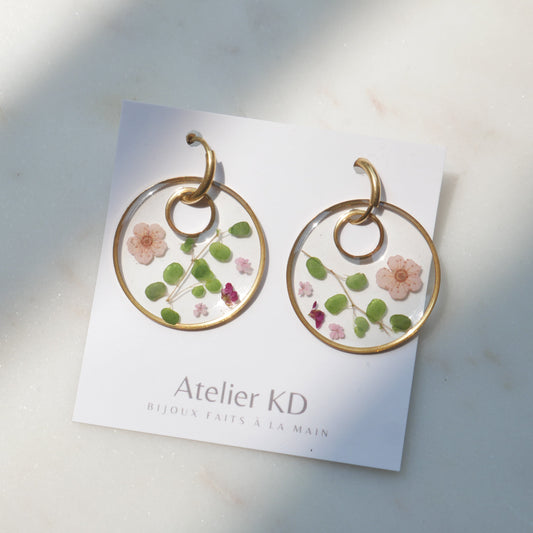 Boucles d'oreilles Chloé version Thalia - rond - (XL) - Velora