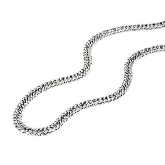 ABRAFO: Chunky Chain in Silver for Women or Men - Velora Luxury Fashion