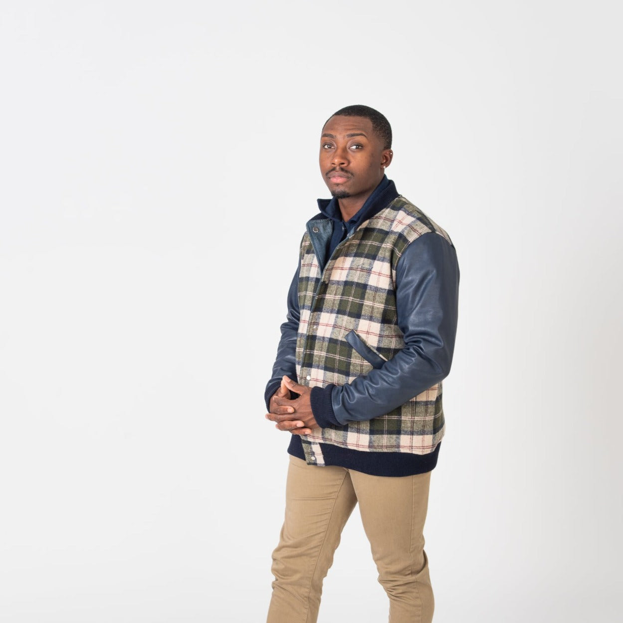 Blouson Varsity - Écossais réversible
