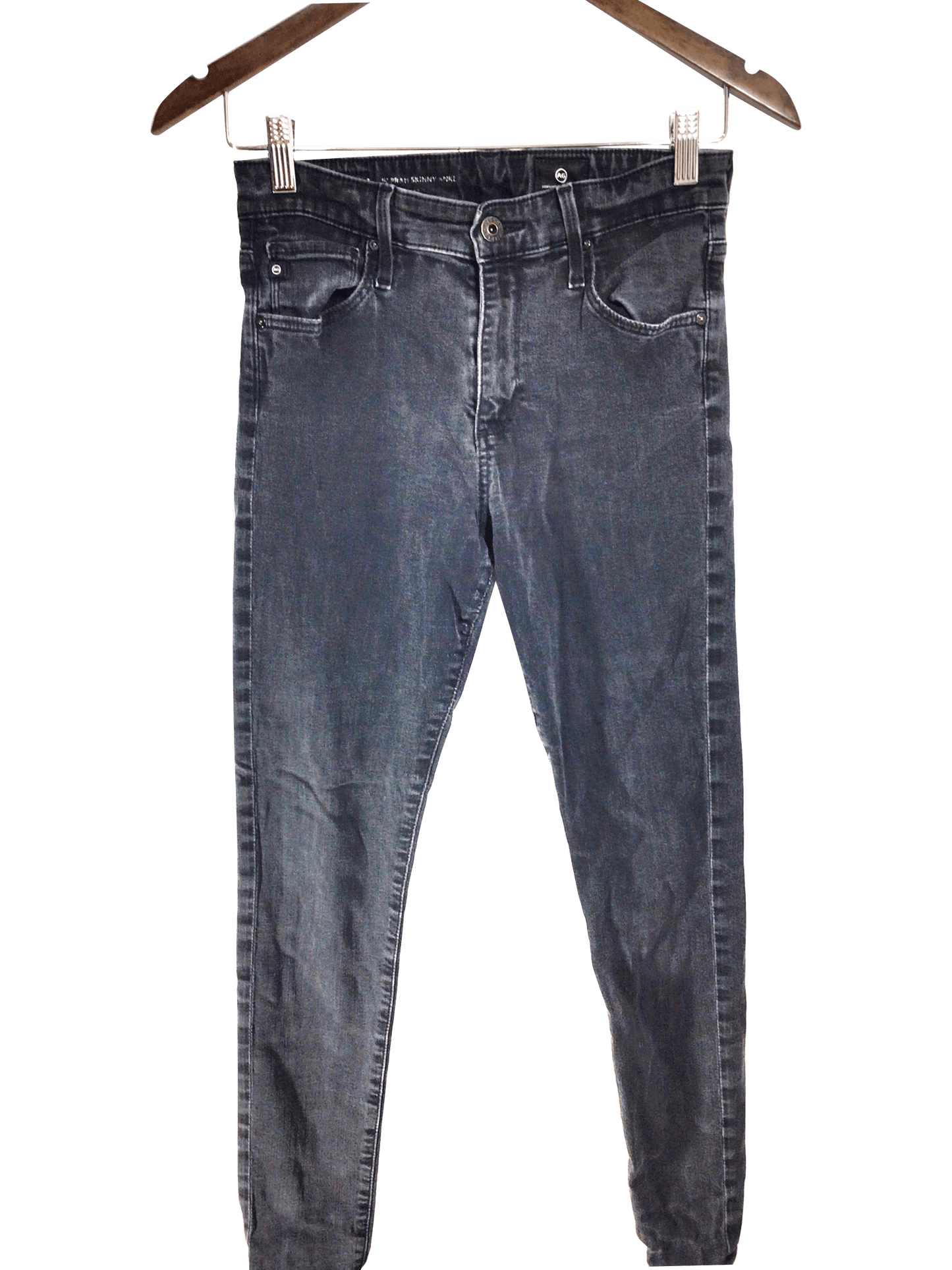 ADRIANO GOLDSCHMIED Women Straight-Legged Jeans Regular fit in Gray - 27 - Velora Luxury Fashion