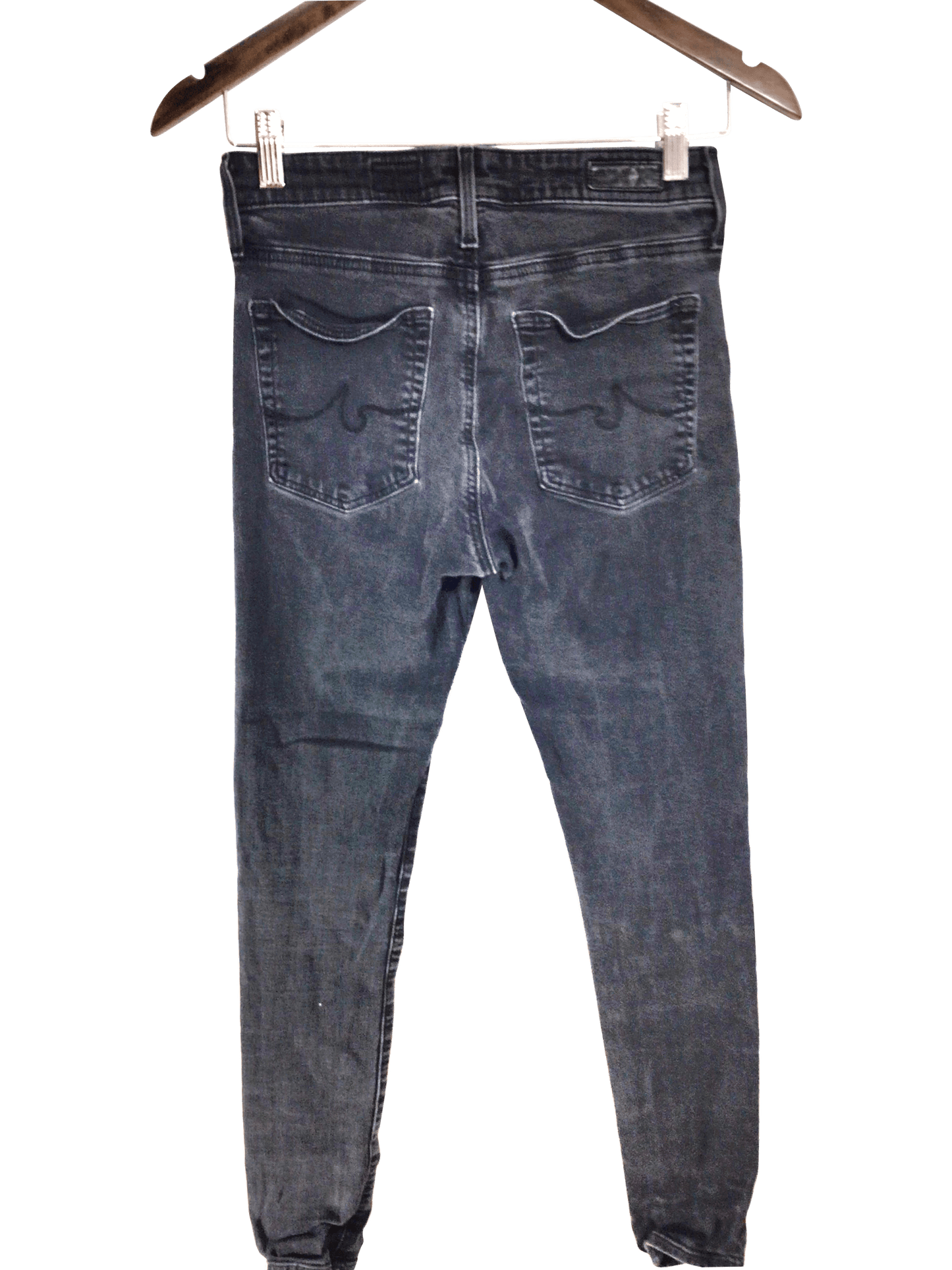 ADRIANO GOLDSCHMIED Women Straight-Legged Jeans Regular fit in Gray - 27 - Velora Luxury Fashion