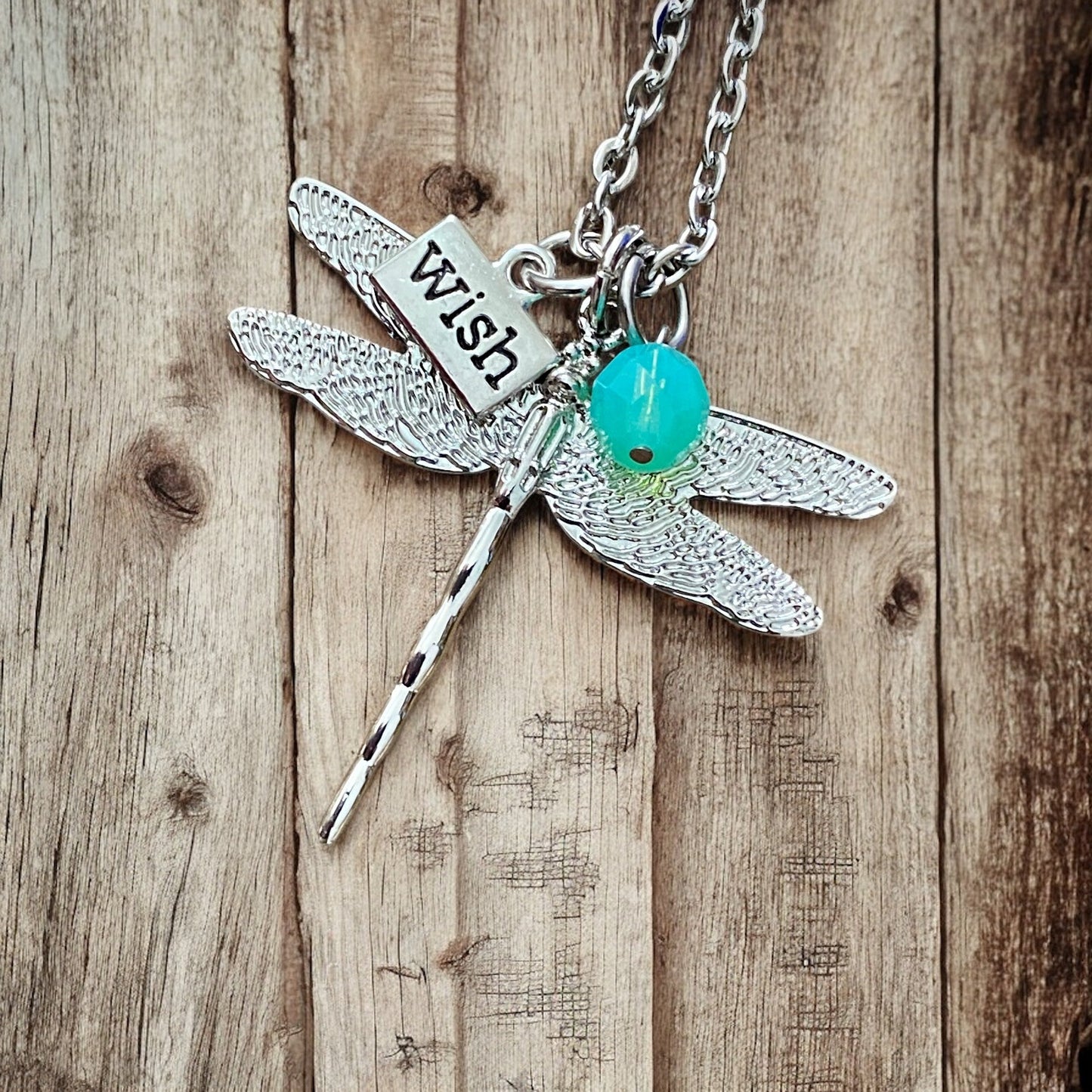 Classic Dragonfly Necklace - Velora