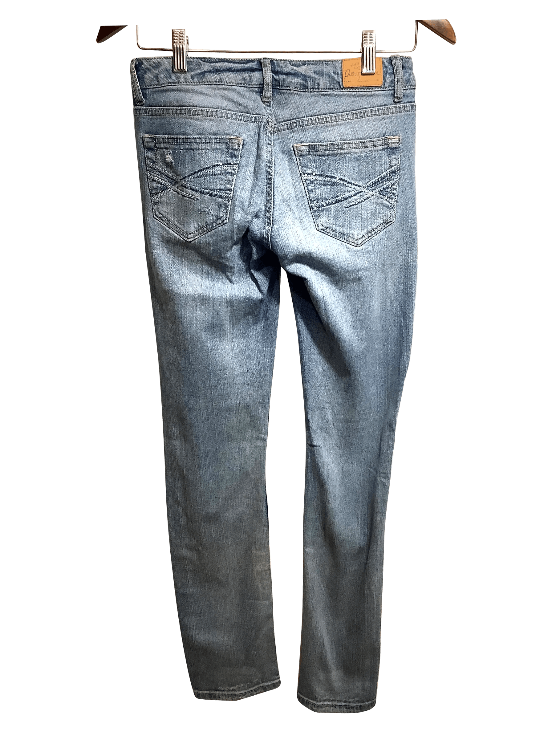 AEROPOSTALE Regular fit Straight-legged Jean in Blue - 2 - Velora