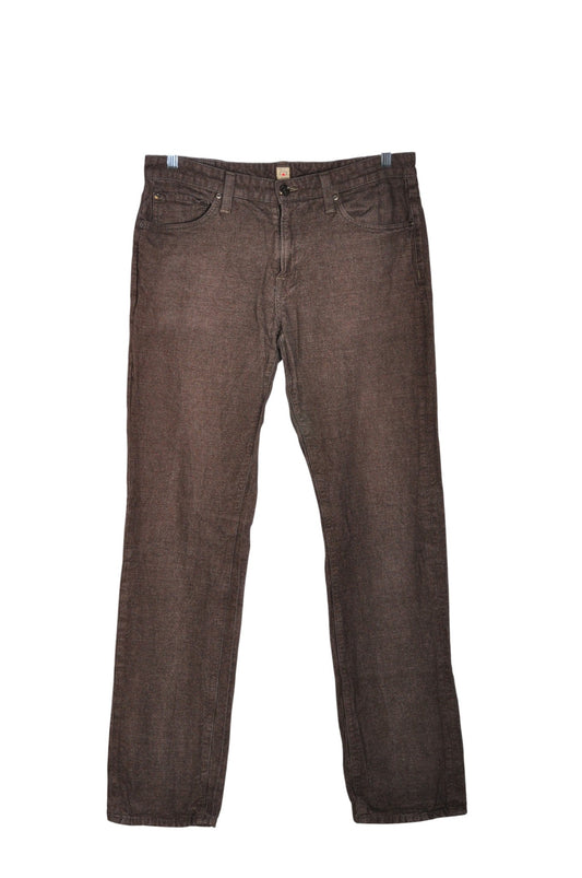 AGAVE DENIM Men Work Pants Regular fit in Brown - 34 - Velora Luxury Fashion