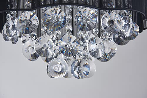 AGV LIGHTING 20102 Crystal Ceiling Light Fixture - Velora Luxury Fashion