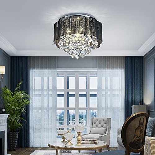AGV LIGHTING 20102 Crystal Ceiling Light Fixture - Velora Luxury Fashion