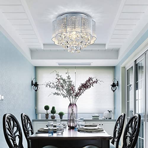 AGV LIGHTING 20102 Crystal Ceiling Light Fixture - Velora Luxury Fashion