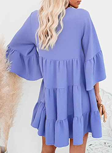 AILUNSNIKA Women Long Sleeve Mini Dress - Velora Luxury Fashion