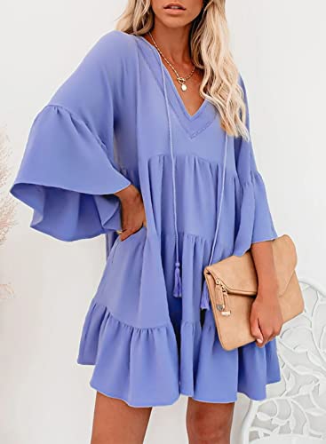 AILUNSNIKA Women Long Sleeve Mini Dress - Velora Luxury Fashion