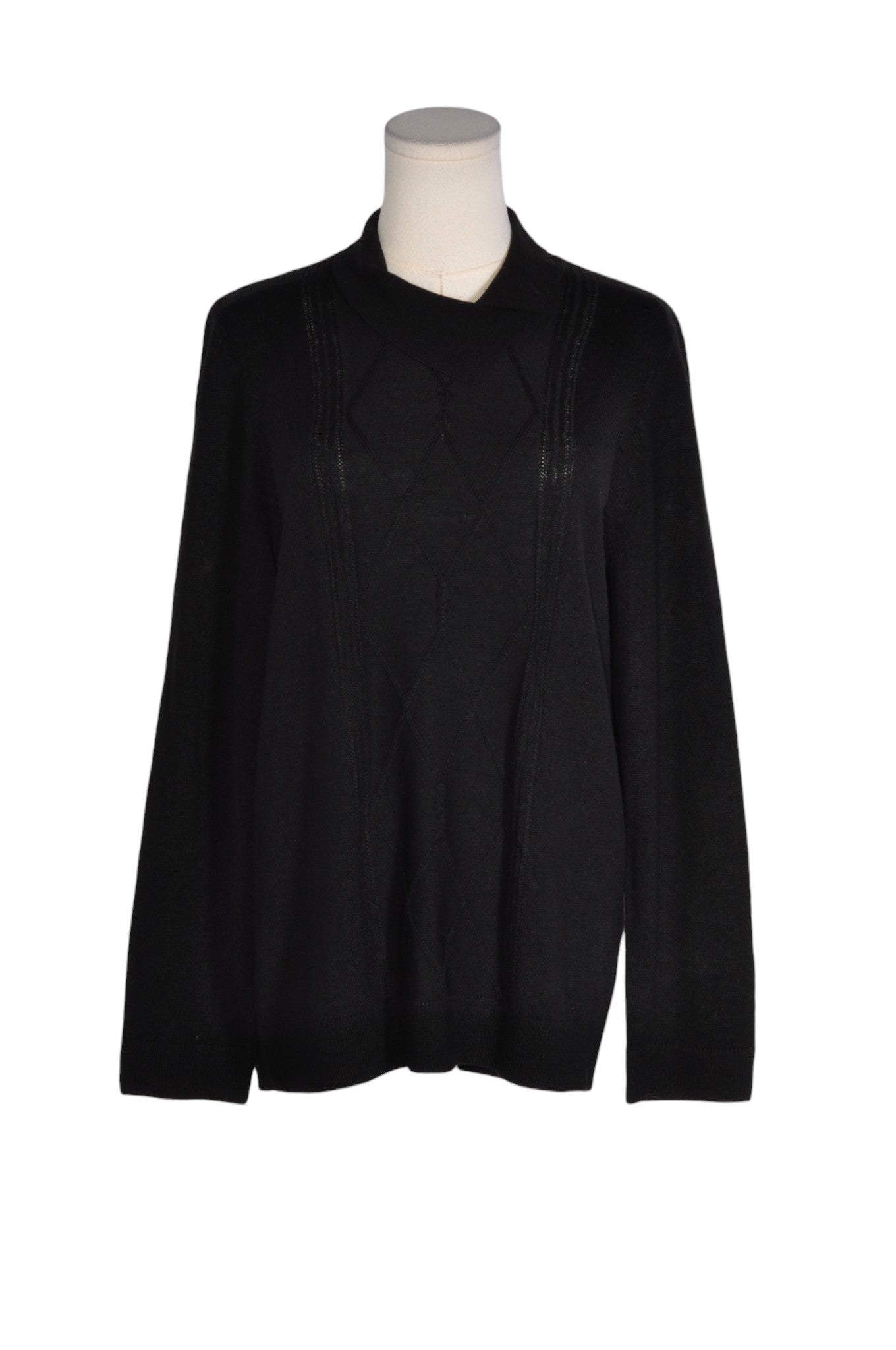ALIA Women Sweaters Regular fit in Black - L - Velora Luxury Fashion