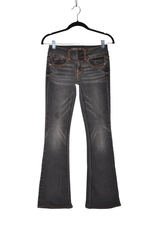 AMERICAN EAGLE Women Bootcut Jeans Regular fit in Black - 0 - Velora Luxury Fashion