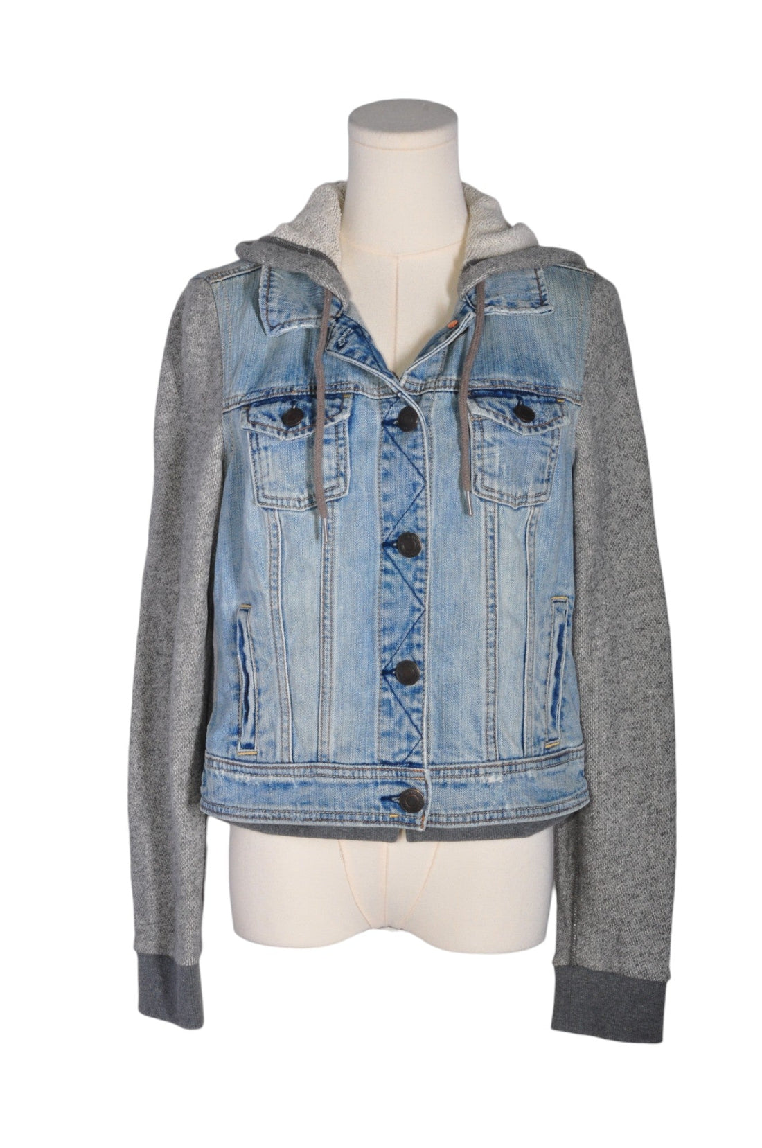 AMERICAN EAGLE Women Denim Jackets Regular fit in Blue - M - Velora Luxury Fashion