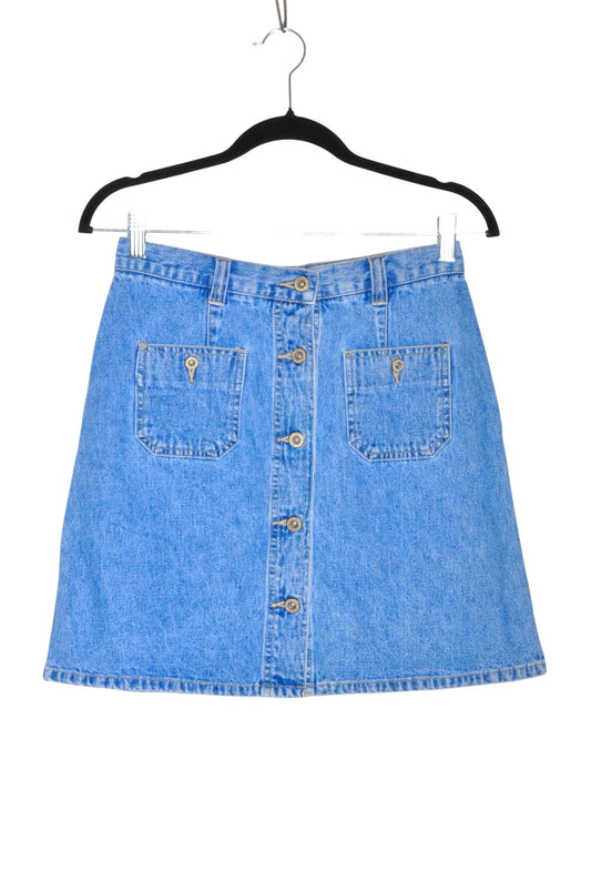 AMERICAN EAGLE Women Denim Skirts Regular fit in Blue - 8 - Velora Luxury Fashion