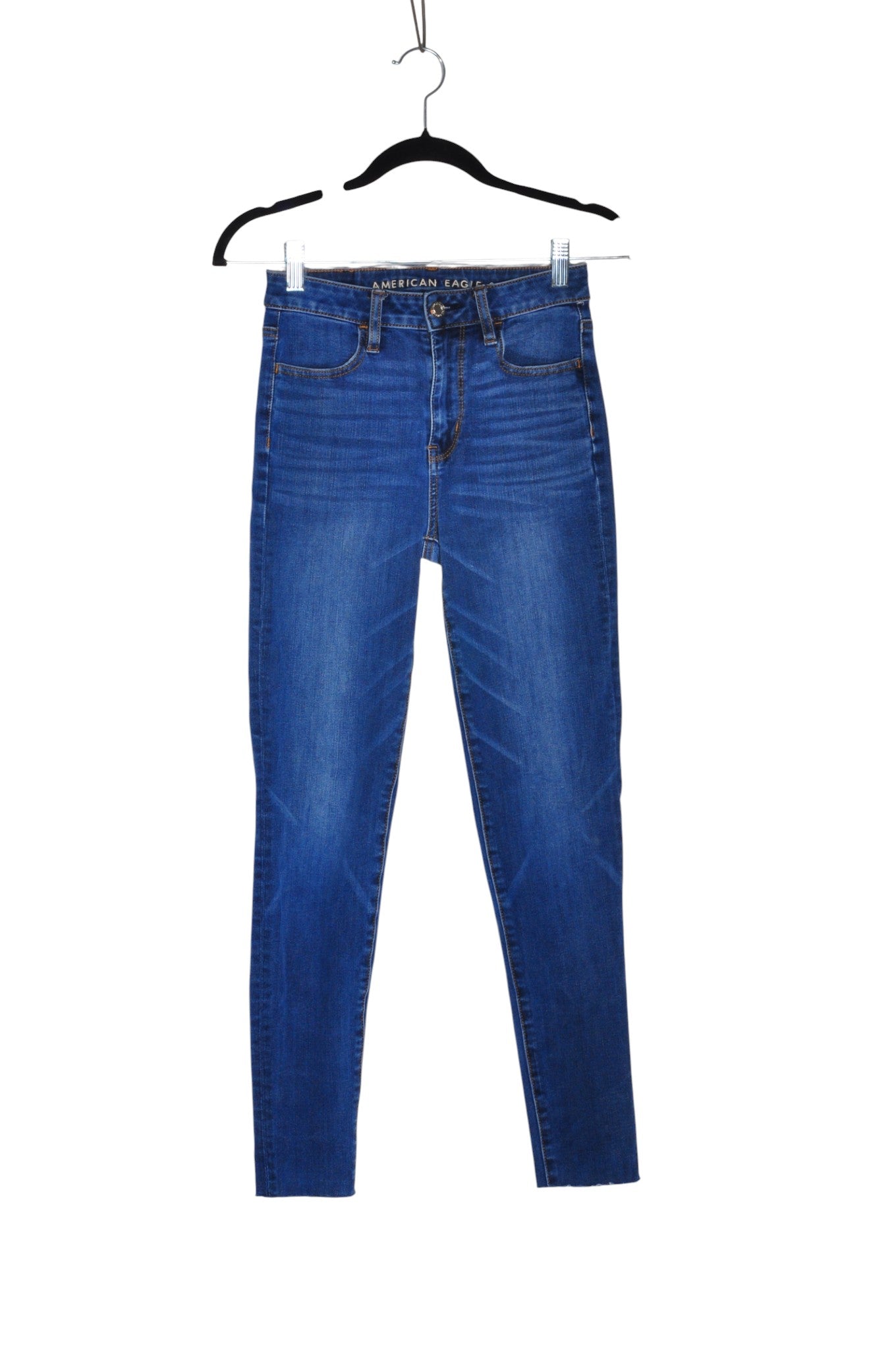 AMERICAN EAGLE Women Skinny Jeans Regular fit in Blue - 0 - Velora Luxury Fashion