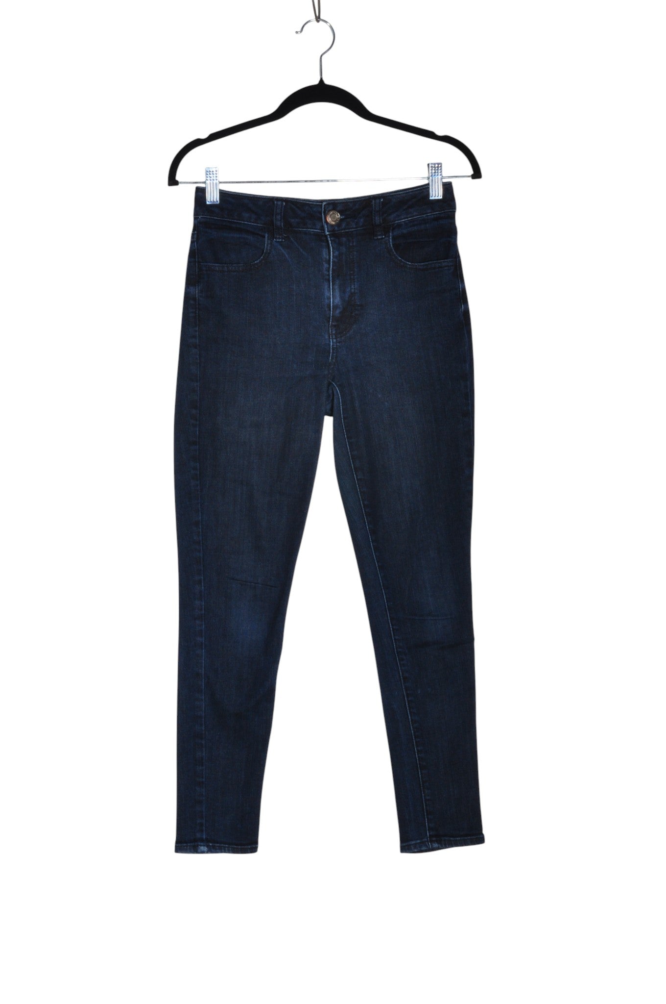 AMERICAN EAGLE Women Straight-Legged Jeans Regular fit in Blue - 4 - Velora Luxury Fashion