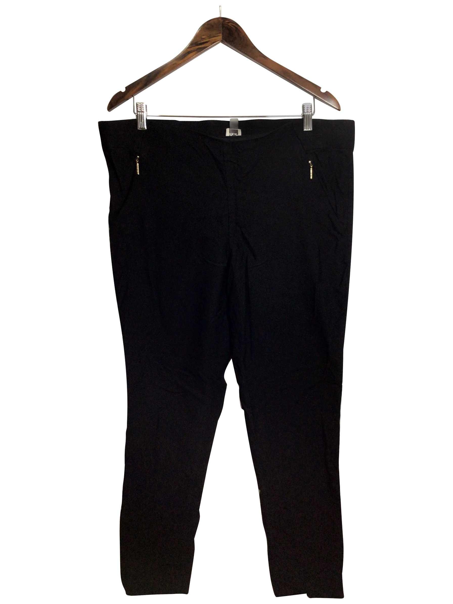 ANNE KLEIN Regular fit Pant in Black - 14 - Velora