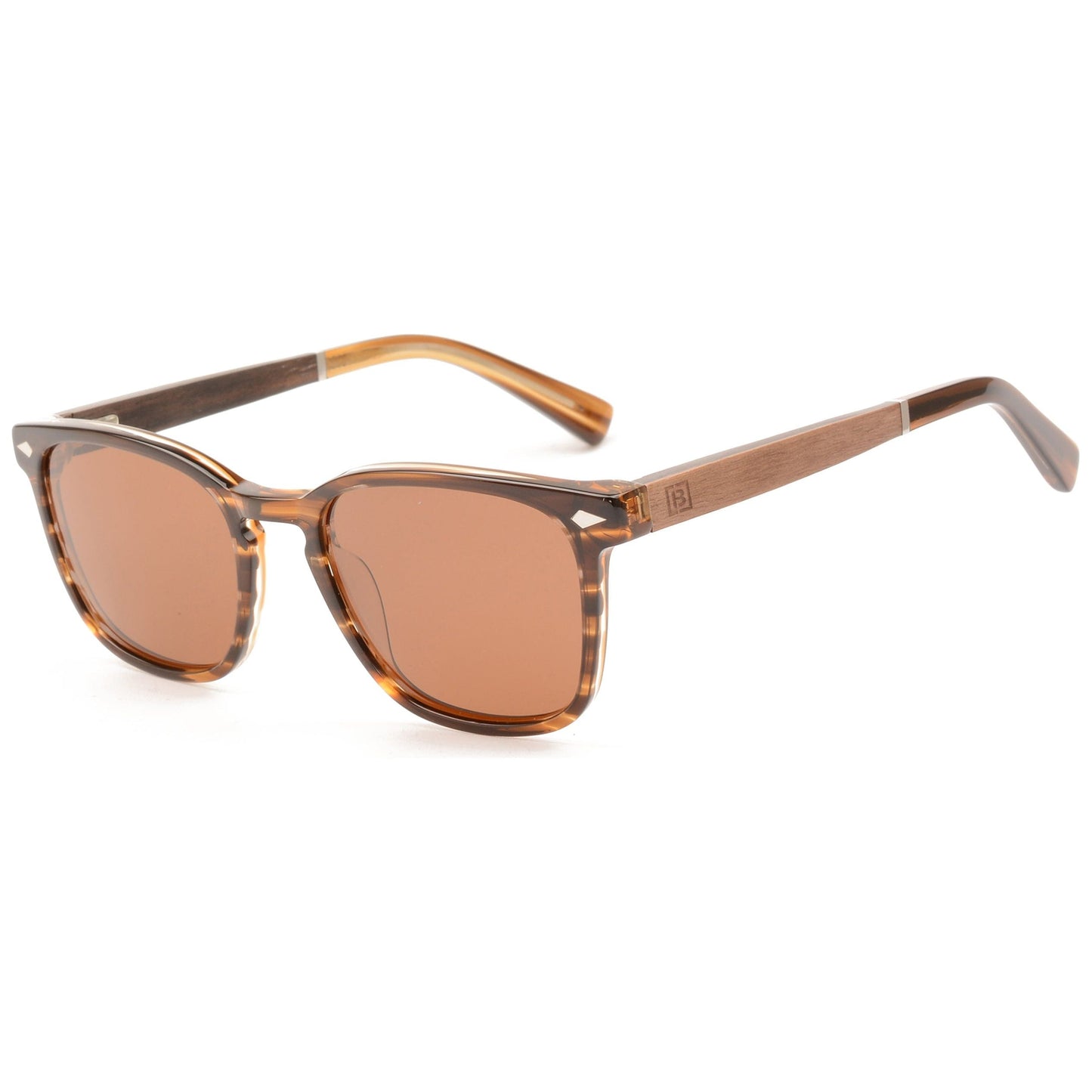 Eddie - Acetate & Wood Sunglasses - Velora Luxury Fashion