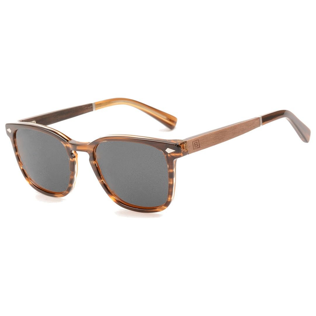 Eddie - Acetate & Wood Sunglasses - Velora Luxury Fashion