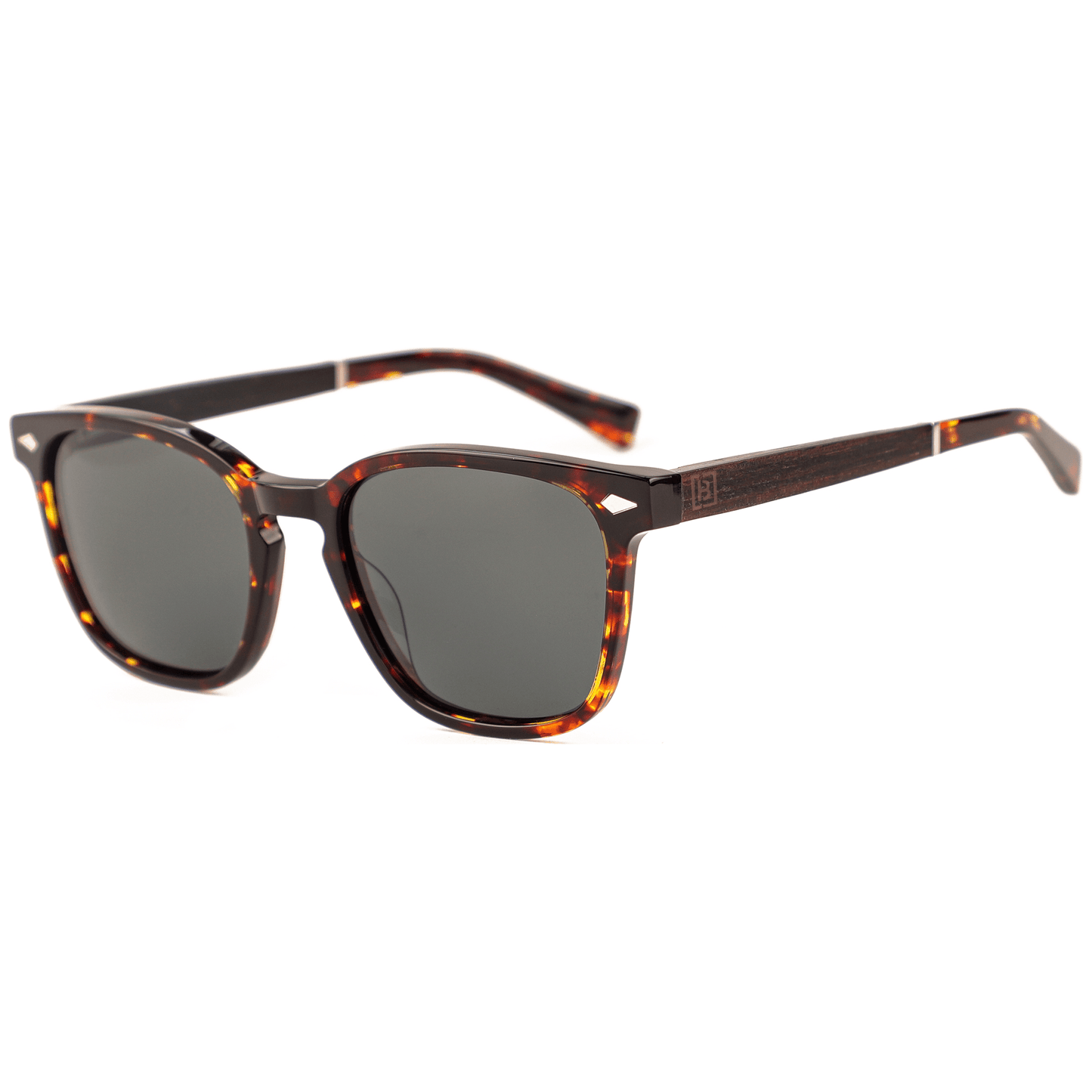 Eddie - Acetate & Wood Sunglasses - Velora Luxury Fashion
