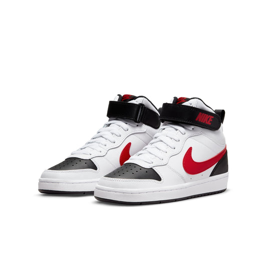 Y Nike Court Borough Mid 2 CD7782-110 - Velora