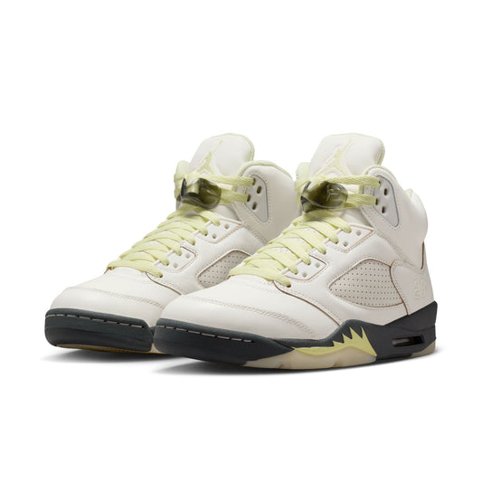 W Air Jordan 5 Retro "Luminous Green and Sail" IM7592-130 - Velora