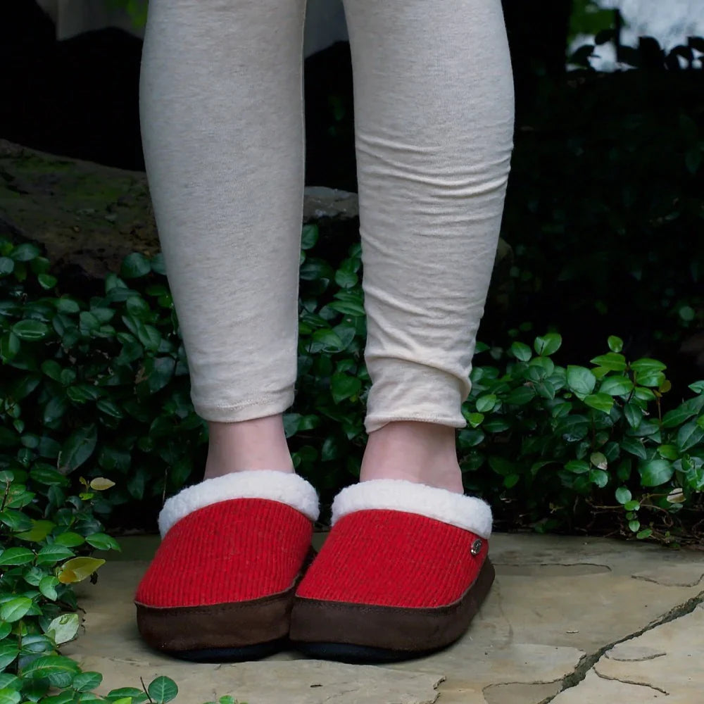 Acorn Women Mule Ragg Wool Blend Slippers - Velora Luxury Fashion