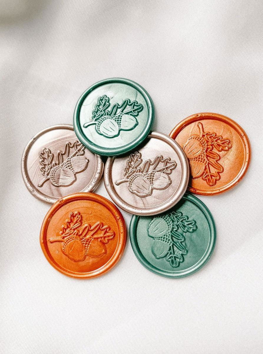 Acorn wax seals - Set of 9 - Velora Luxury Fashion