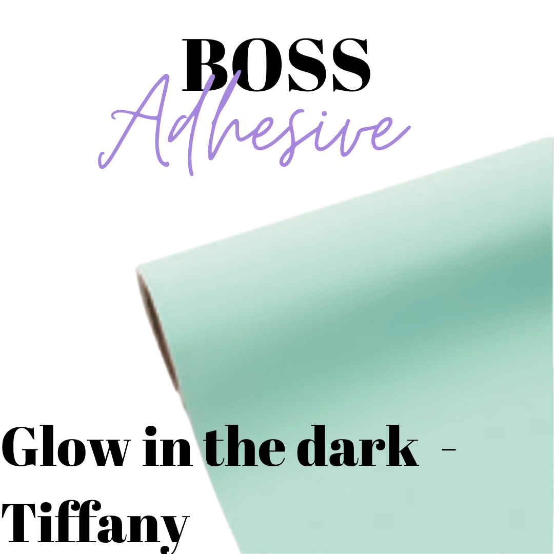 Adhesive Vinyl- Boss Adhesive - Glow in the Dark - Tiffany - Velora Luxury Fashion