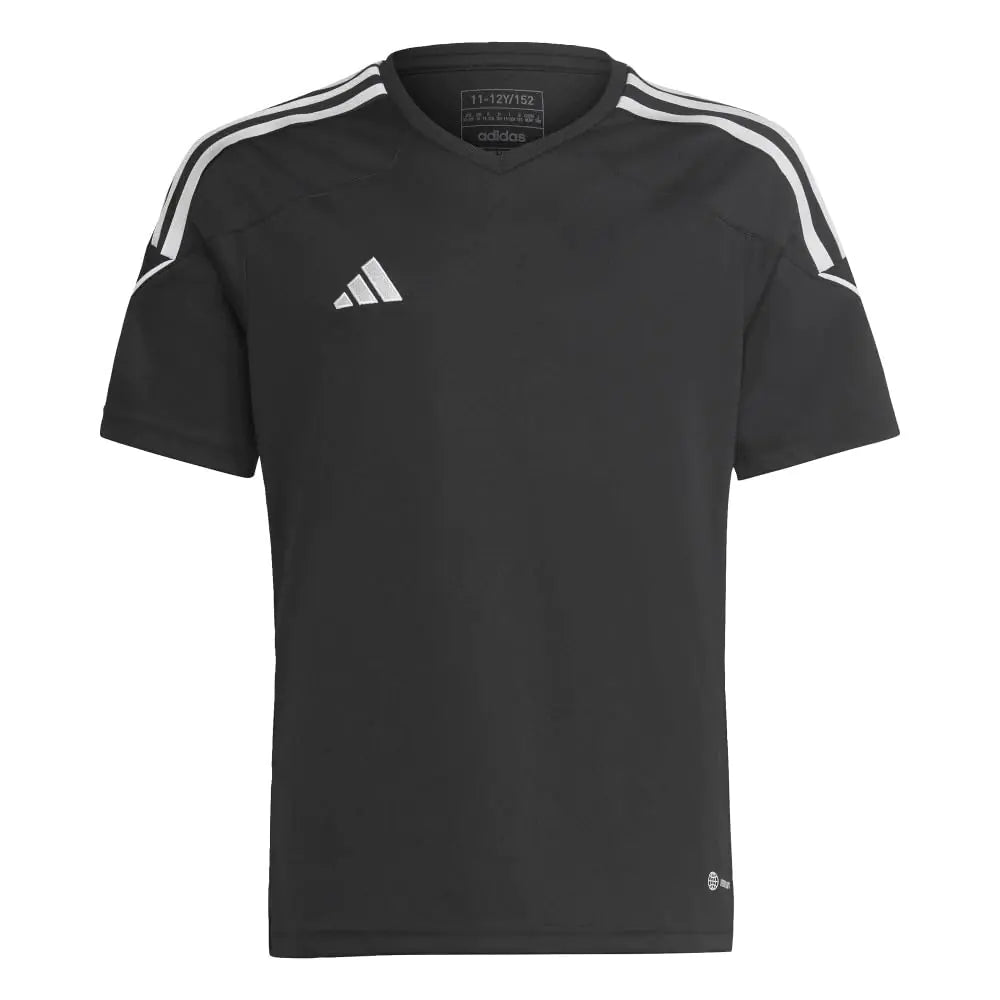 Adidas Boys Tiro 23 Black/White Soccer Jersey - Medium - Velora Luxury Fashion