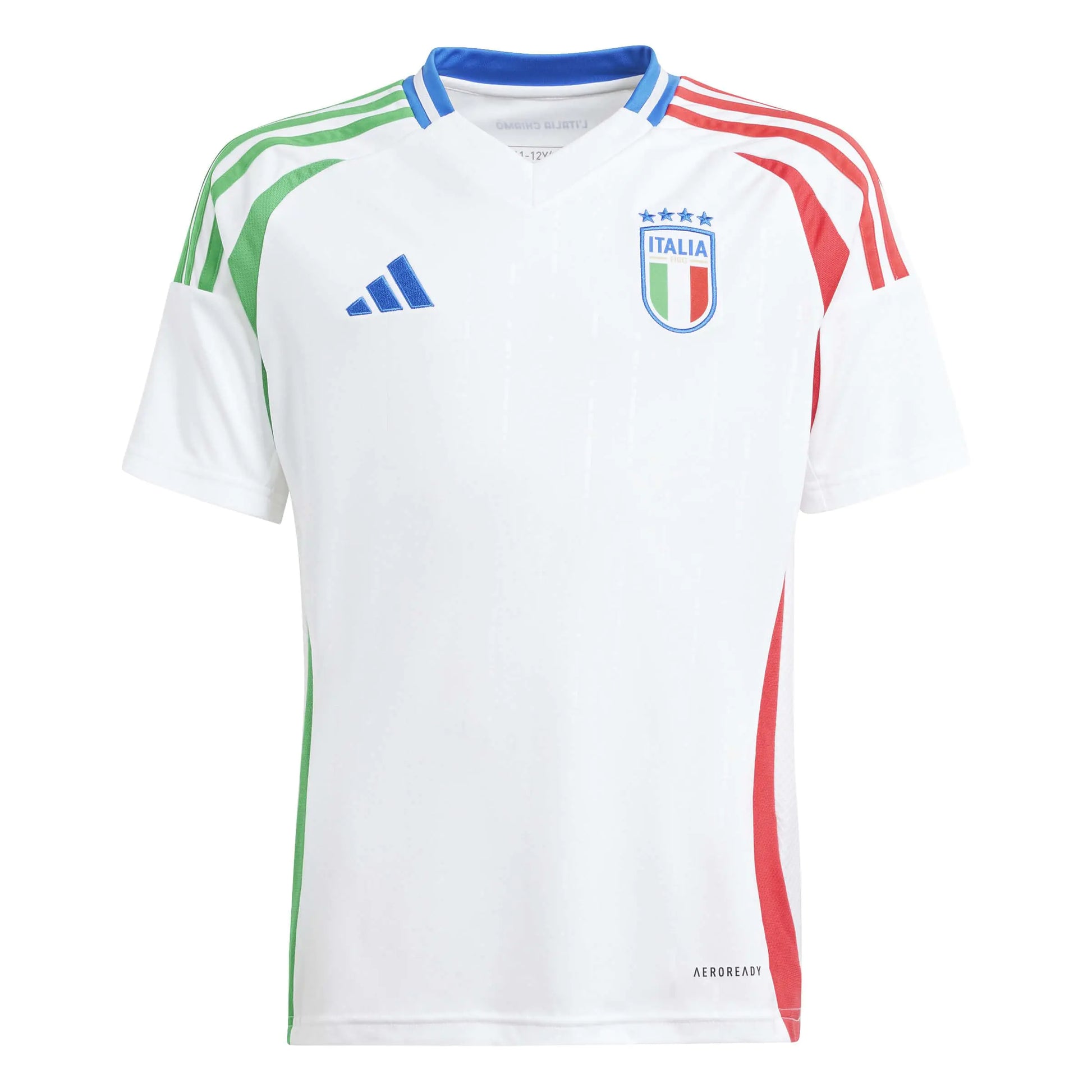 Adidas Italy Youth 2024 Away Kit - White - Velora Luxury Fashion
