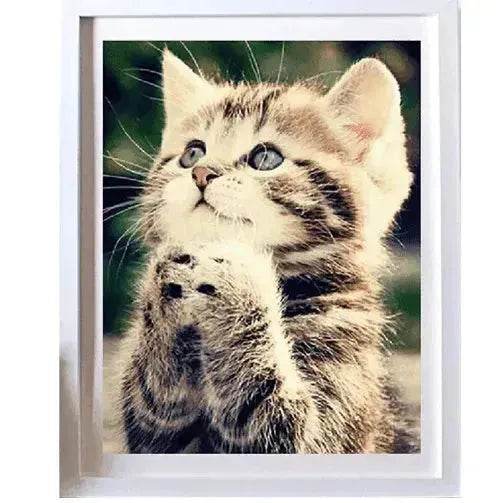 Adorable Cat Crystal Diamond Embroidery Painting - Velora